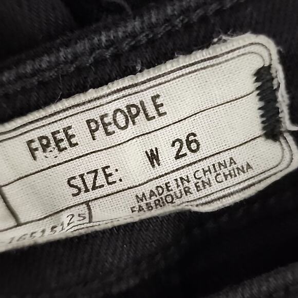 Free People Love Forever Studded Denim Flares - Picture 5 of 8